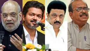 அமித் ஷாவை விட செல்வாக்கு..விஜய் தான் பவர் ஸ்டார்! திமுக-பாஜக கள்ளக் கூட்டணி.. நாஞ்சில் சம்பத் சாடல் 