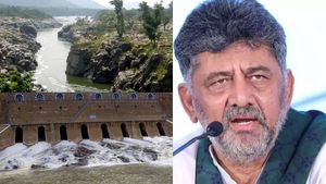 தண்ணீர் இருந்தால்தான் கொடுக்க முடியும்.. கோர்ட்டுக்கு போக போறோம்! கர்நாடக முதல்வர் டிகே சிவக்குமர் அடம்