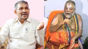 மதிய உணவில் மாட்டுக்கறி? பிள்ளைகள படிக்க வைக்கிற வேலைய மட்டும் பாருங்க! மன்னார்குடி ஜீயர் எச்சரிக்கை 