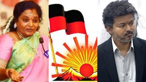 திமுகவை ஓட ஓட விரட்டும் விஜய்.. பாராட்டிய தமிழிசை! ஆனால் அடுத்த நொடியே தவெகவுக்கு வைத்த செக்