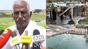 கோரையாறு வழியாக காவிரியை நச்சாக்கும் கழிவுநீர்! திருச்சி பஞ்சப்பூரில் துர்நாற்றம்! மக்கள் ஆவேசம்! 