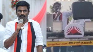 மதுராந்தகம் இடைத்தேர்தலுக்கு இந்த பெட்டி தான் காரணம்.. சூட்கேஸ் உடன் திமுகவின் பரந்தாமன் பிரச்சாரம்!