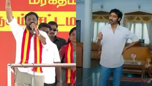 பருப்பில் உசந்தது மந்திரி,  விஜய் அண்ணா முதல் மந்திரி.. தவெக நிர்வாகிக்கு தனுஷ் பாணியில் திமுக பதில்