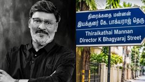 திரைக்கதை மன்னன் இயக்குநர் கே பாக்யராஜ் தெரு! பாக்யராஜ் வசித்த வீடு இருக்கும் இடத்தின் பெயர் மாற்றம்