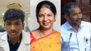 மாணவர் பாரதிதாசனுக்கு இவ்வளவு கெடுபிடிகளை தவெக அரசு விதிப்பது ஏன்.. கனிமொழி எம்பி கேள்வி