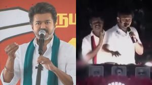 உங்க அரசியலுக்கு எங்கள் தெய்வங்களை கேலி செய்வதா? விஜய், உதயநிதிக்கு எதிராக வரிந்து கட்டிய பாஜக 