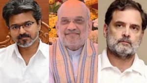 தவெக vs காங்கிரஸ்.. விஜய் எடுக்கும் முடிவால் பாஜகவுக்கு சாதகம்.. அமித்ஷாவின் தென்னிந்திய கணக்கு! 