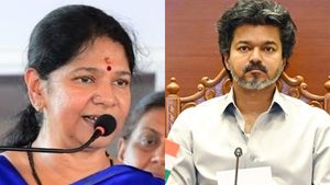 “குழந்தைகளை வைத்து ஓட்டு வாங்கி ஆட்சிக்கு வந்த விஜய் மாமா எங்கே போனார்?” - கனிமொழி கேள்வி!