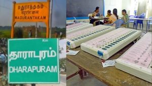 சரிந்த ஓட்டுப்பதிவு.. இறுதியாக மதுராந்தகத்தில் 85.90% – தாராபுரத்தில் 80.31% வாக்குகள் பதிவு 