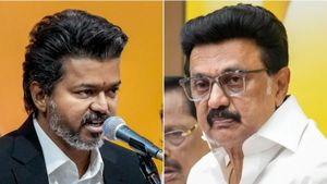 சாத்தான்குளத்தில் இந்தியில் ஊர் பெயர்களா? U-Turn அடிக்கும் தவெக அரசின் இன்னொரு முயற்சியா? ஸ்டாலின்