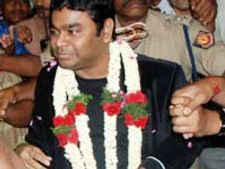   చెన్నైచేరిన రెహ్మాన్ కు జయహో