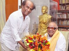 కూతురింట్లో తర్వాత భార్యవద్ద కరుణ బర్త్‌డే, రజనీ విషెస్