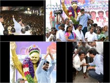 బాబు కోటలో నాకూ: జగన్ హ్యాపీ, వెంట రోజా (పిక్చర్స్)