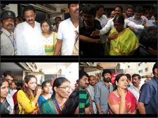 శోభ ఫ్యామిలీ, విజయమ్మ, మంచులక్ష్మి కన్నీరు (పిక్చర్స్)