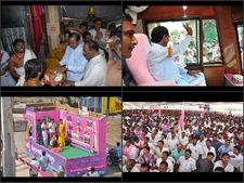 స్మితతో కెసిఆర్ ముచ్చట్లు, నాటకాలేశారు! (పిక్చర్స్)