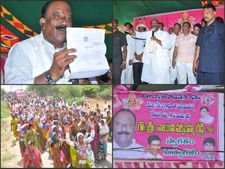 అదుర్స్: గర్ల్స్ డ్యాన్స్‌లతో నాయినికి స్వాగతం(పిక్చర్స్)