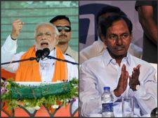  మోడీకి మార్కులు, బీజేపీకి హెచ్చరిక: కేసీఆర్‌పై ఒత్తిడి