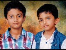 చిన్నారుల మృతదేహాలపై కత్తిగాట్లు, భార్యనూ పిలిచాడు