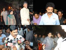 నందమూరి ఫ్యామిలీ కన్నీరుమున్నీరు: దేవుడు మోసం చేశాడని హరికృష్ణ (పిక్చర్స్)