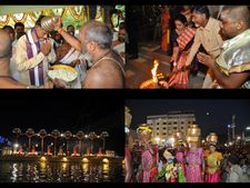  అద్భుతంగా గోదావరి హారతి: వీక్షించిన చంద్రబాబు దంపతులు(పిక్చర్స్)