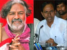  వరంగల్ ఉప ఎన్నికల్లో గద్దరే!: కెసిఆర్‌కి షాకిస్తారా, కాంగ్రెస్-టిడిపి ఏం చేస్తాయి?