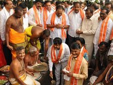 9 రోజుల వేడుకగా రాజధాని శంకుస్థాపన: జపాన్, సింగపూర్ ప్రధానులు రావడం లేదు