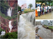 3,200 మందితో ఒకేసారి చంద్రబాబు టెలీ కాన్ఫరెన్స్: వర్షంతో వణుకు (పిక్చర్స్)