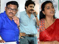 సిగ్గుంటే రా!: కేశవ్‌కి అంబటి, నీ వల్లే... పవన్ కళ్యాణ్‌ను లాగిన రోజా
