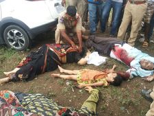 కొడుకును దుబాయ్ సాగనంపి వస్తుండగా ప్రమాదం: ఏపీ ఫ్యామిలీ మృతి