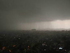 వర్షాలు: చెట్టును పట్టుకొని.. వరద పెరగడంతో పైకెక్కాడు, హెలికాప్టర్‌తో..