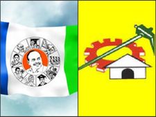 టీడీపీ, వైసీపీల శుద్ధి రాజకీయం: రాజధానిలో ఉద్రిక్తత, మోహరించిన పోలీసులు