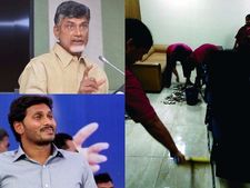 బాబుకు 'రాజధాని' చిక్కు: జగన్ చాంబర్లోకి నీళ్లు.. వీడియో ఇలా లీక్