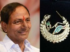 దుర్గమ్మతల్లికి కేసీఆర్ మొక్కు: 57 వజ్రాలు, పాలపిట్టతో ముక్కుపుడక
