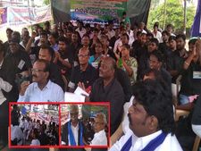 విజయవాడలో దళిత హక్కుల దీక్షప్రారంభం:జాతీయ నాయకుల హాజరు