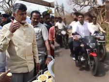 టిట్లీతో భారీ నష్టం, రూ.1200కోట్లు ఇవ్వండి: మోడీకి చంద్రబాబు లేఖ, బైక్‌పై లోకేష్ పర్యటన