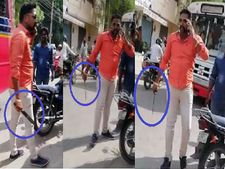 నవ్యాంధ్ర రాజధానిలో నయా జనతా గ్యారేజ్: సమస్యలను పరిష్కరిస్తానంటూ కత్తితో యువకుడి హల్‌చల్‌