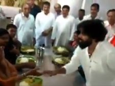 దశావతార ఆలయంలో పవన్ కల్యాణ్: అన్నదానం చేసిన జనసేన చీఫ్