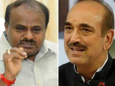 కర్నాటకలో సంకీర్ణ ప్రభుత్వానికి గండం..బెంగళూరుకు ఆజాద్