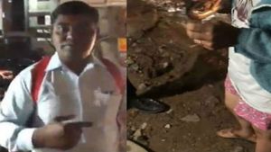 ‘ఇంట్లో దుస్తులు లేవా? ఇలాంటి డ్రెస్‌లో బయట తిరుగుతారా?’(వీడియో)