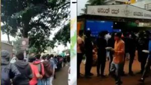  దమ్ బిర్యానీ: ఆ రెస్టారెంట్ వద్ద ఒకటిన్నర కిలోమీటరు వరకూ జనాల క్యూ(వీడియో)