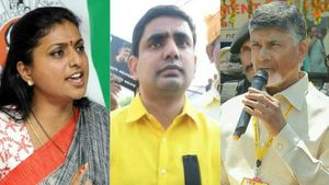   లోకేష్ అడ్డంగా దొరికారన్న రోజా .. చంద్రబాబు , లోకేష్ ల స్కామ్స్ పై సీబీఐ విచారణకు డిమాండ్ 
