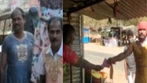 ఎన్నికల సిత్రాలు .. గౌను వేసుకుని ఎన్నికల ప్రచారం చేసిన అభ్యర్థి  