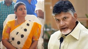 జగన్ ఏం పీకాడన్నావ్..  కుప్పం నుండి నిన్నే పీకి పారేశారు : చంద్రబాబుపై రోజా హాట్ కామెంట్స్ 