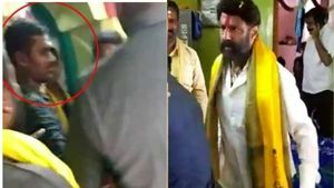  కోపంతో ఊగిపోయిన బాలయ్య... అభిమాని చెంప చెళ్లు... హడలిపోయిన టీడీపీ శ్రేణులు... 