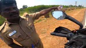 Video: సడెన్‌గా బైక్ ఆపిన పోలీస్.. ఎవరూ గెస్ చేయలేని టాస్క్.. నిమిషాల్లోనే పూర్తి చేసిన బైకర్... 