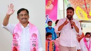 Huzurabad : అప్పట్లో బాల్క సుమన్... ఇప్పుడు గెల్లు శ్రీనివాస్... ప్రత్యర్థిపై ఆ అస్త్రం వర్కౌట్ అవుతుందా...?