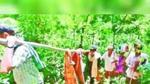 విశాఖ ఏజెన్సీ వాసుల పురిటి కష్టాలు ; గర్భిణీలను డోలీలో ఆస్పత్రులకు, గిరిజనుల ప్రాణాలు గాల్లో దీపాలేనా ?  