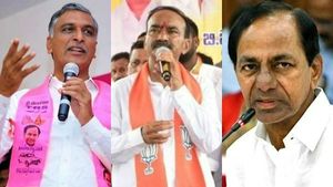  ఆ యువతిని కొట్టించిన హరీశ్ రావు! ప్రజలు తనవైపేనంటూ కేసీఆర్‌కు ఈటల రాజేందర్ సవాల్