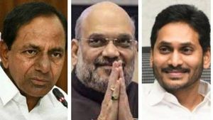 అమిత్ షా సమావేశానికి దూరంగా సీఎం కేసీఆర్..!! జగన్ తో సమస్యా - బై పోల్ ఎఫెక్టా..!!