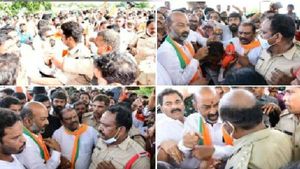 దాడుల సూత్రధారి కేసీఆరే: ఆత్మకూరులో టీఆర్ఎస్, బీజేపీ ఘర్షణ, ఉద్రిక్తత, బండి సంజయ్‌పై కేసు
